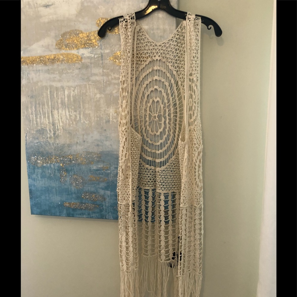 NWT crochet vest